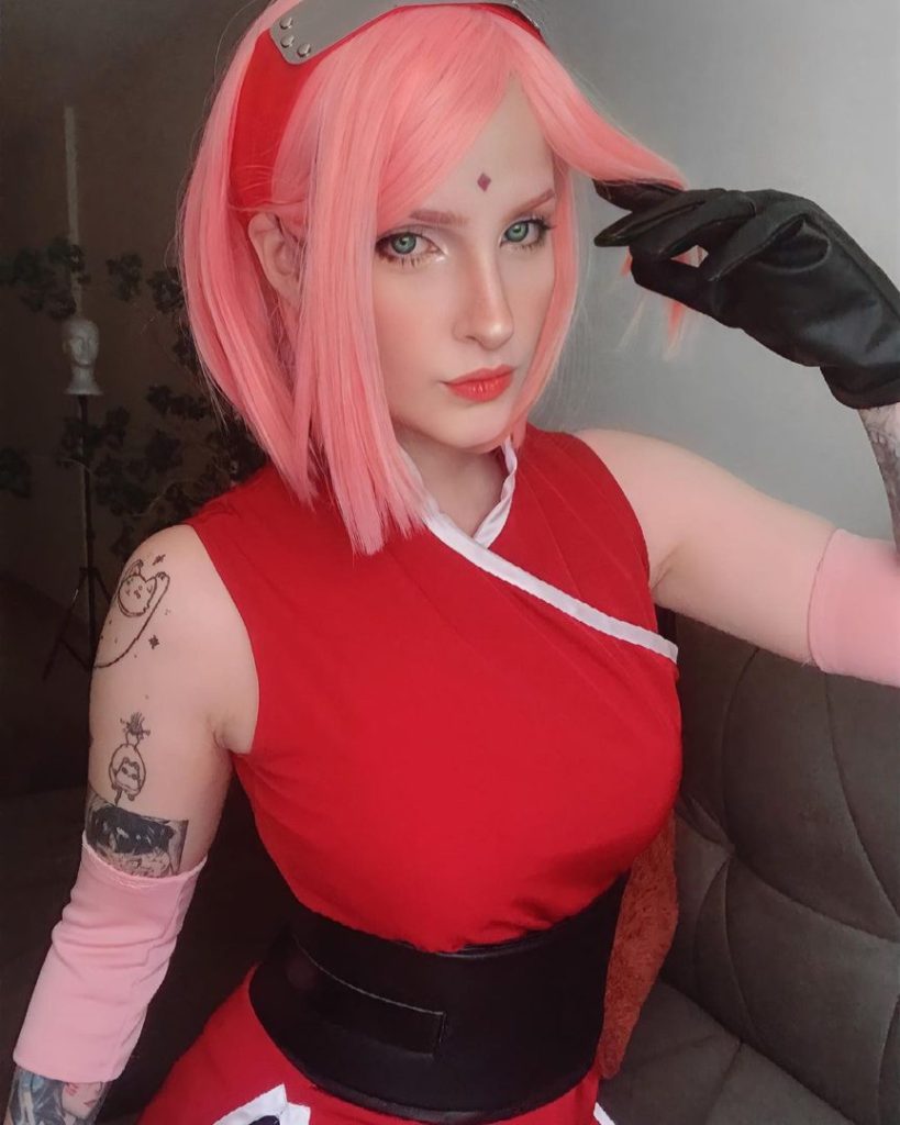 Brasileira faz cosplay incrível da Sakura de Naruto