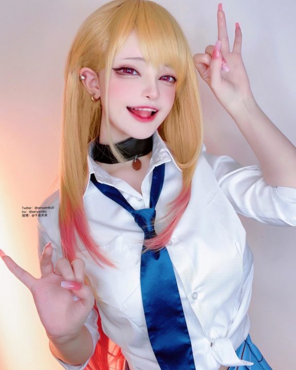 Fã fez um lindo cosplay da Kitagawa Marin de Sono Bisque Doll