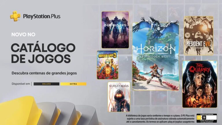 PS Plus Extra e Deluxe de Fevereiro tem jogos anunciados